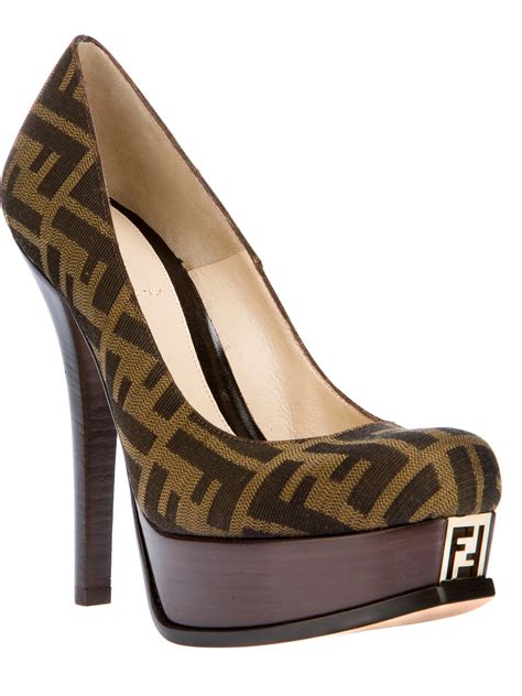 fendi logo pumps|Fendi ready to wear logo.